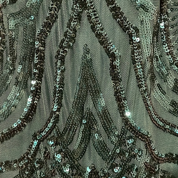 Fashion Nova - Until The Weekend Sequin Maxi Dress - Emerald - XSmall - Picture 5 of 5